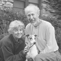 Susan Johanson and Guy Baldwin, Sr. with their dogs Skipper and Pepper