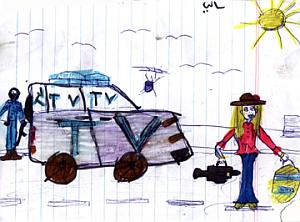 Drawing by Iraqi child, 2003