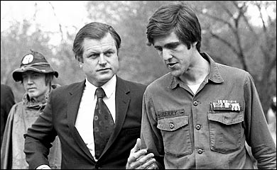 John Kerry and Ted Kennedy