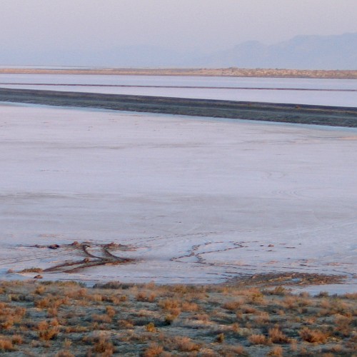 Bonneville Salt Flats near Knolls, UT, 6/19/2007